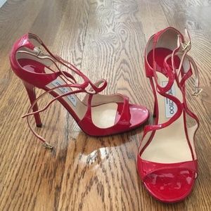 Red Jimmy Choo Lance